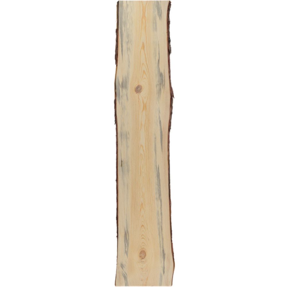 HYLLEPLATE FURU MED BARK 18X160-200X2000MM
