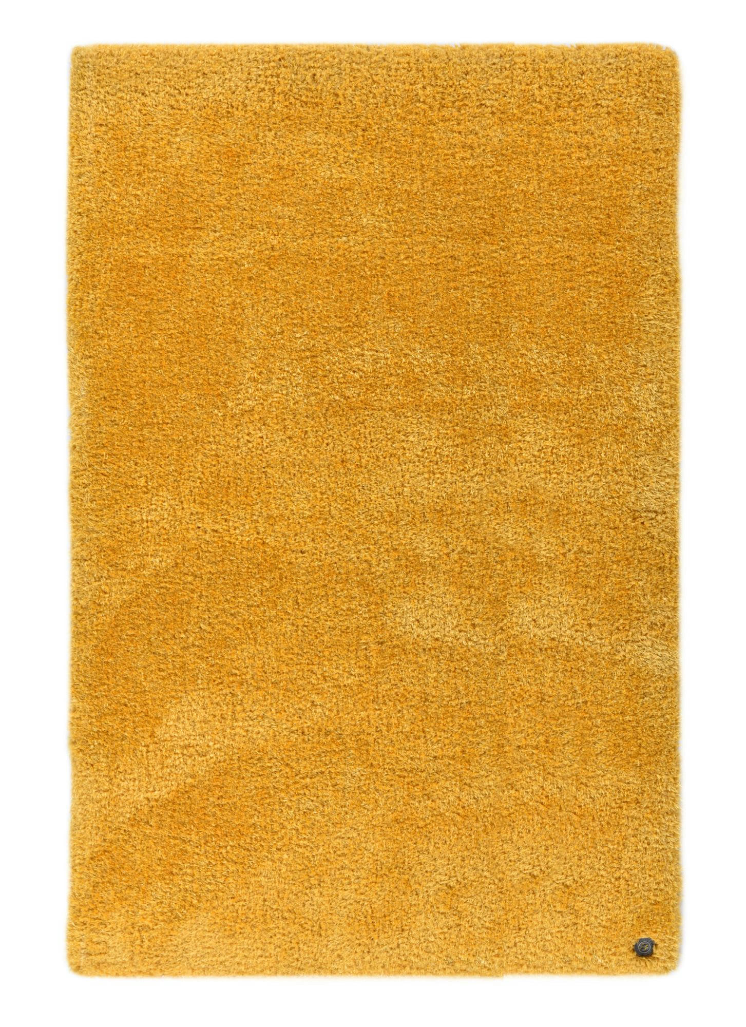 SOFT - Tapis brilliant shaggy - à  longs poils - épais - Tournesol 65x135