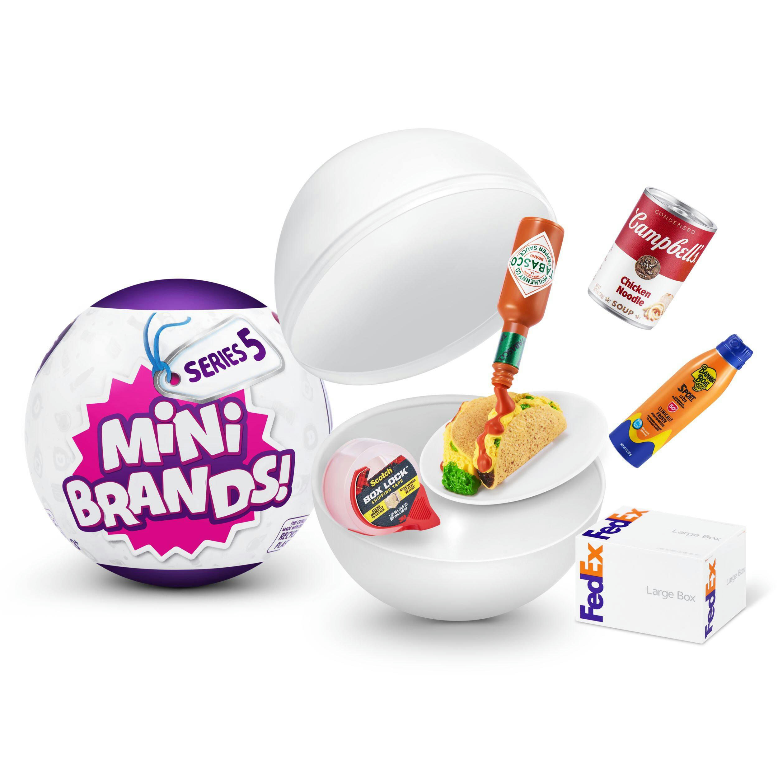 Zuru Mini Brands Series 5 Surprise Collectible Toys, Ages 3+
