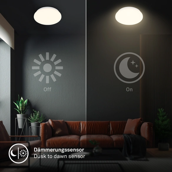 LED-Deckenleuchte mit Sensor »UGO«, UGO LED-Deckenleuchte mit Sensor