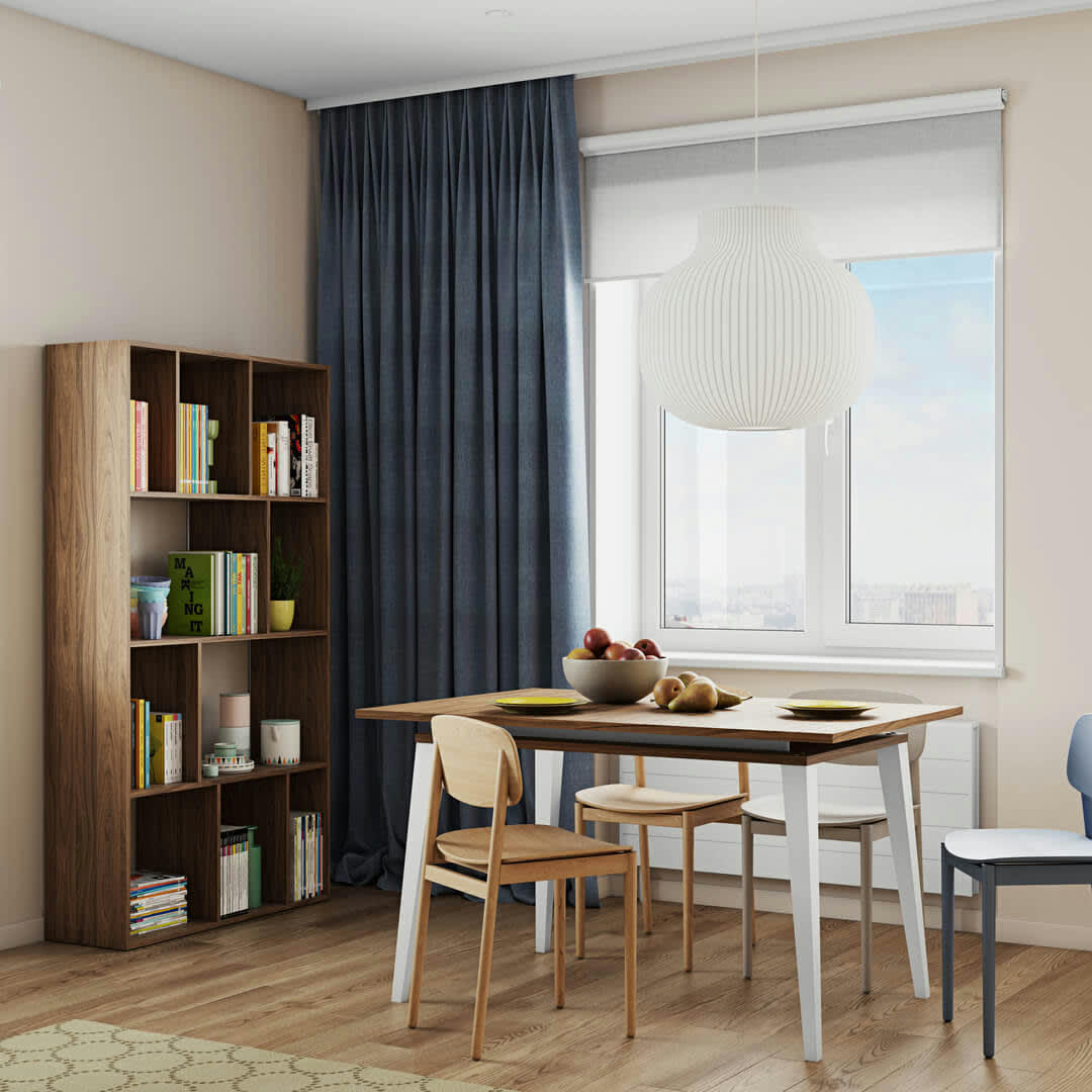 TORONTO - Bibliothèque effet bois noyer