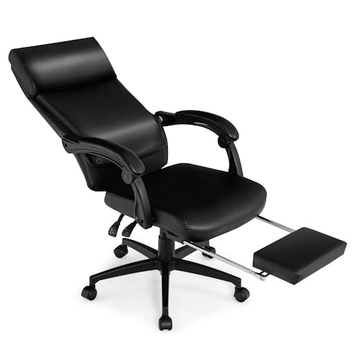 NNECW Ergonomic Executive Office Chair with Retractable Footrest for Office