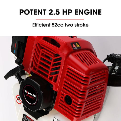 NNEMB 2 Stroke 52cc Petrol Jackhammer-with 2 Chisels-Carry Bag