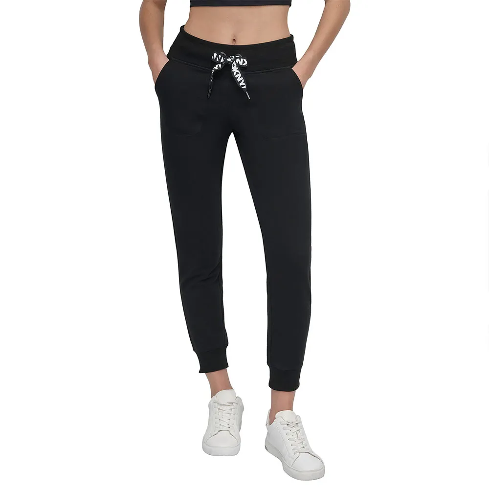 DKNY Two Tone Drawcord Cuffed sweat pants