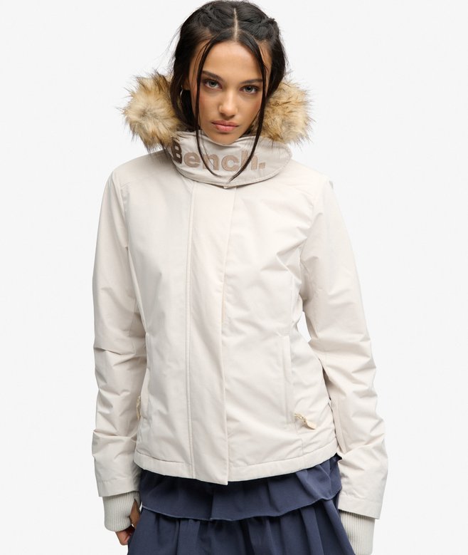 Bench Faux Fur Hooded Windcheater Jacket