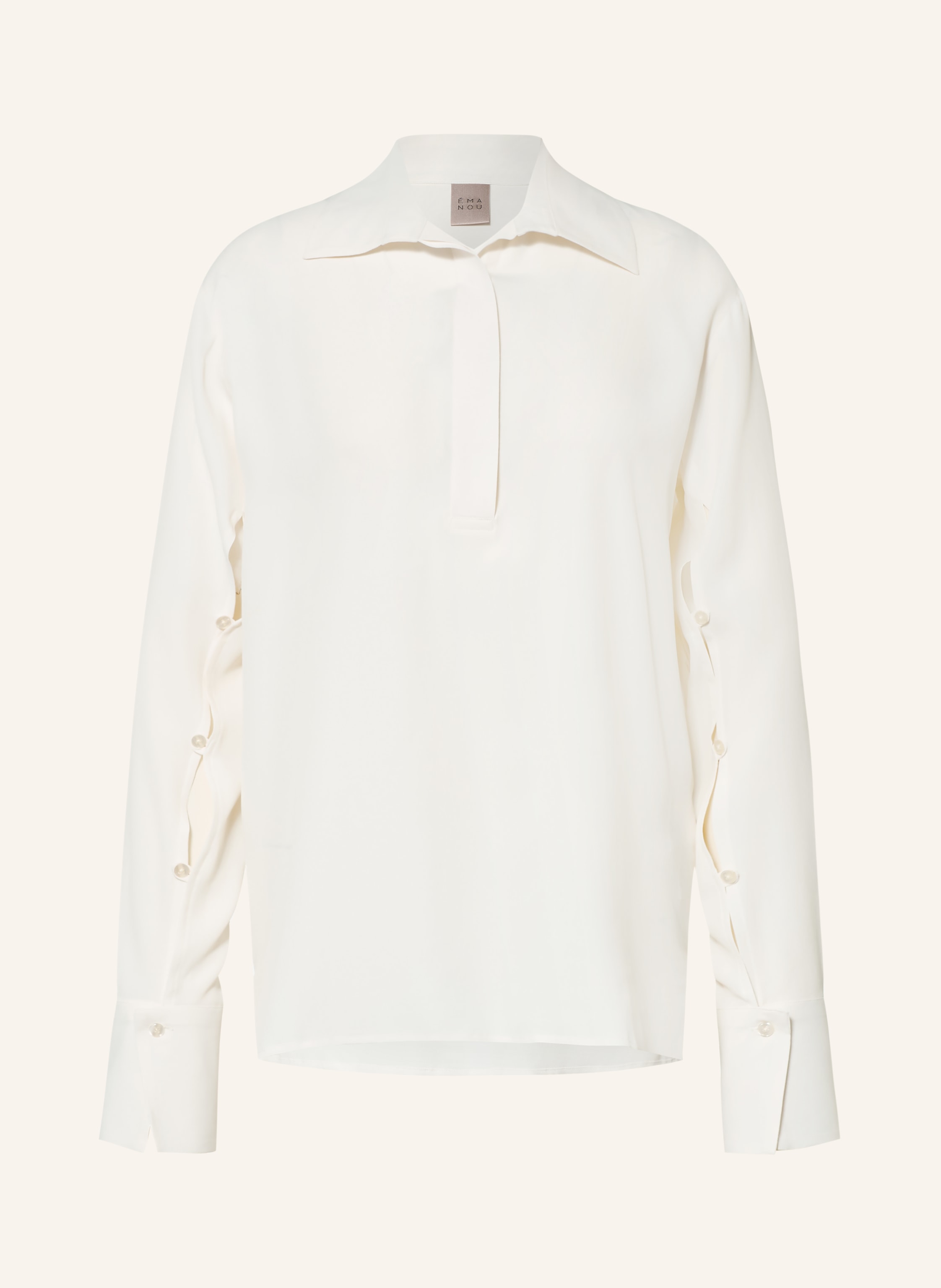 ÉMANOU Blusenshirt VIOLETTE mit Seide