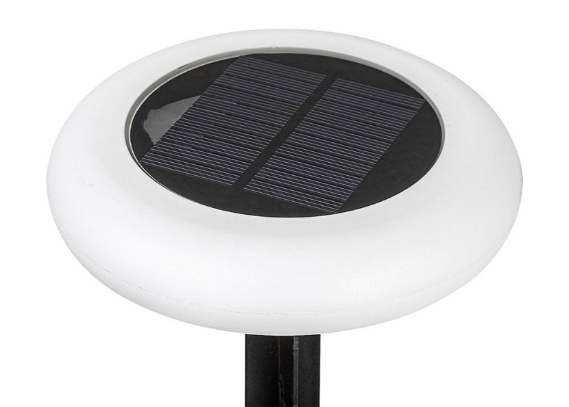 Lampa ogrodowa dekoracyjna solarna LED 0.6W Haiti czarny 7069 Rabalux