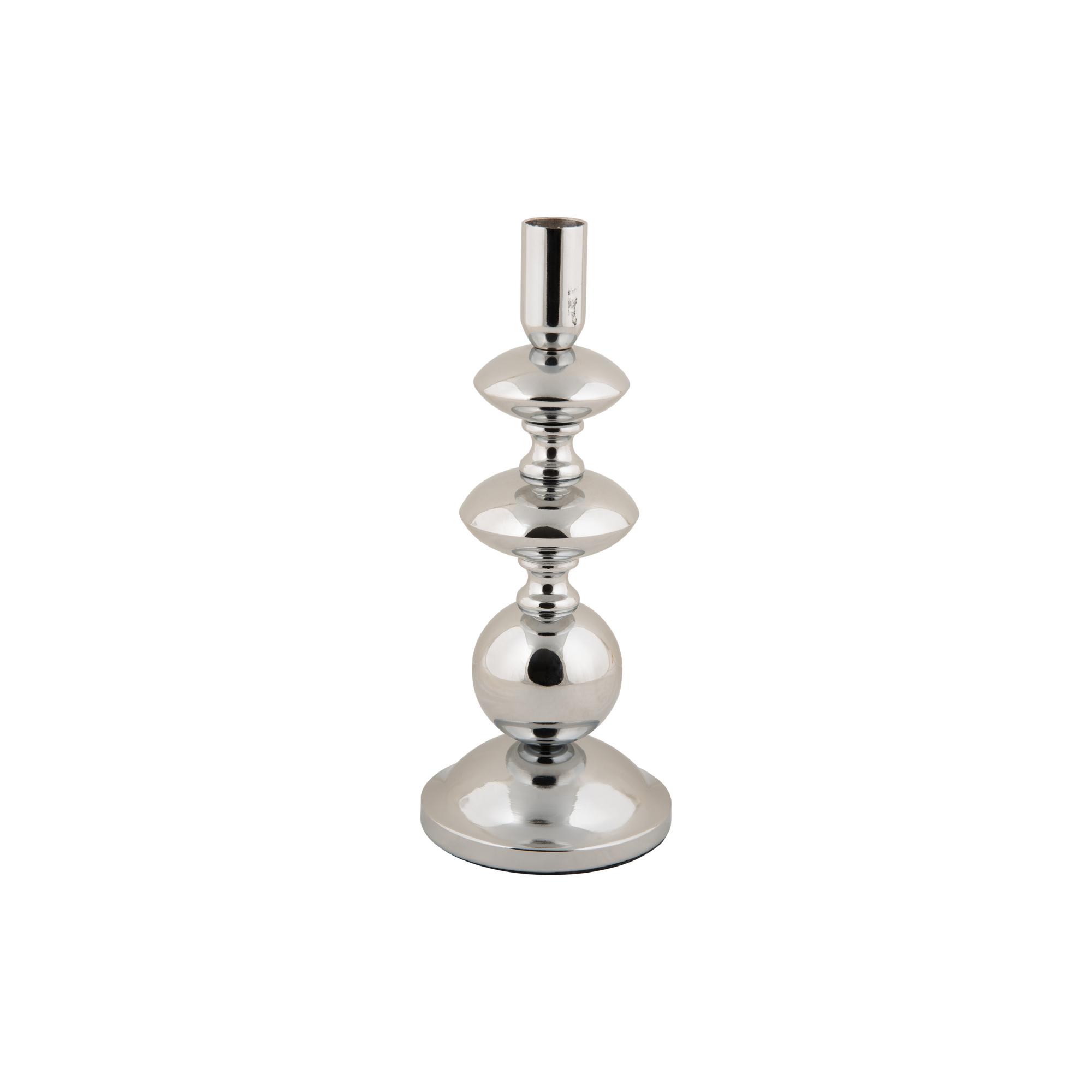 Present Time kandelaar Dazzle Large - zilver - Ø10cm