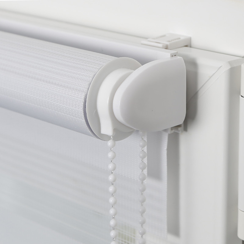 Store enrouleur sur rail jour/nuit tamisant Easy blanc 116 x 250 cm MADECO