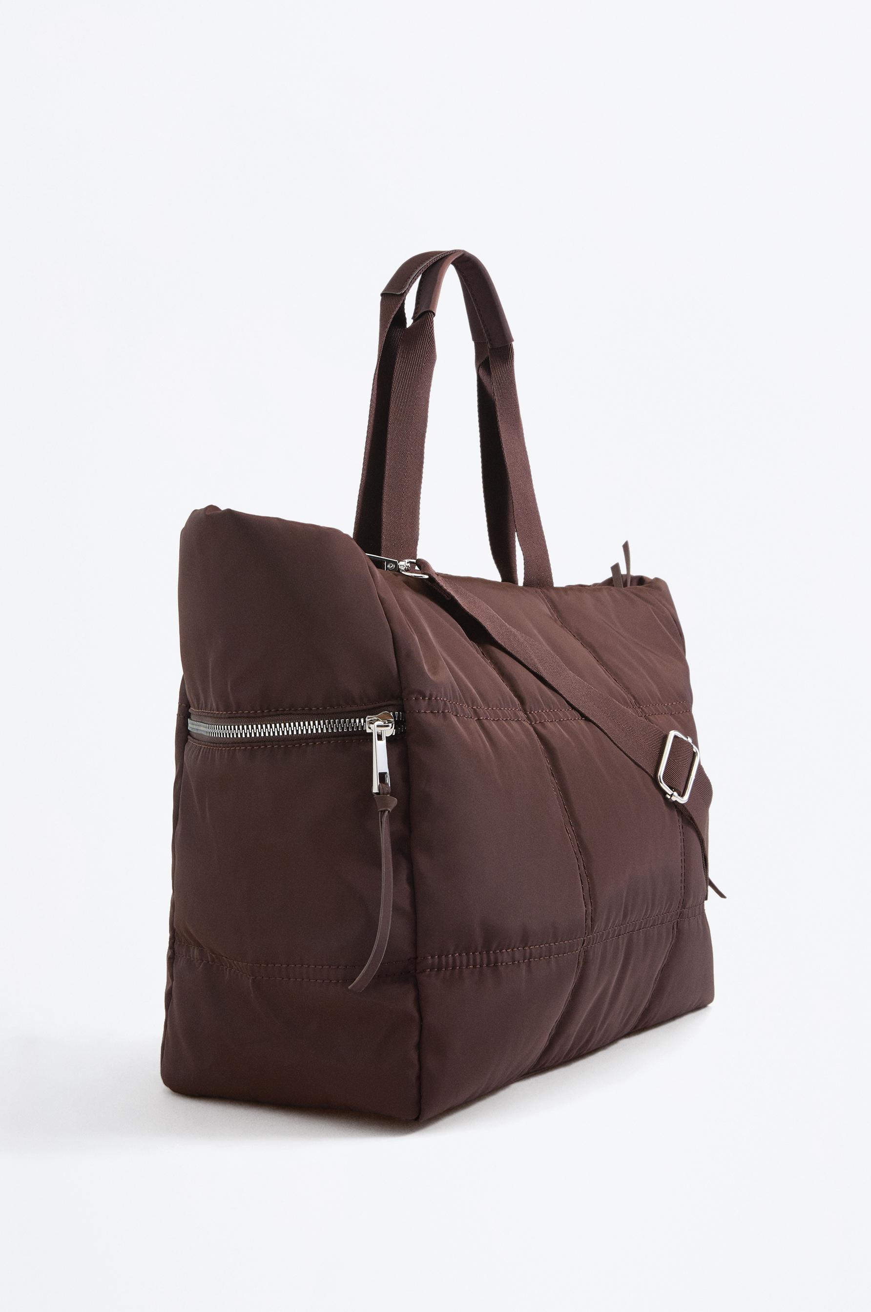 Bolso shopper acolchado