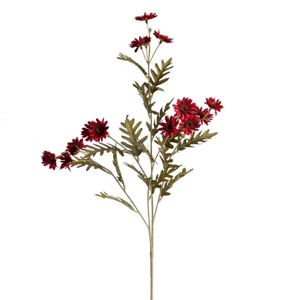 RusticReach Silk Chrysanthemum Bush in Various Colors 34" Tall