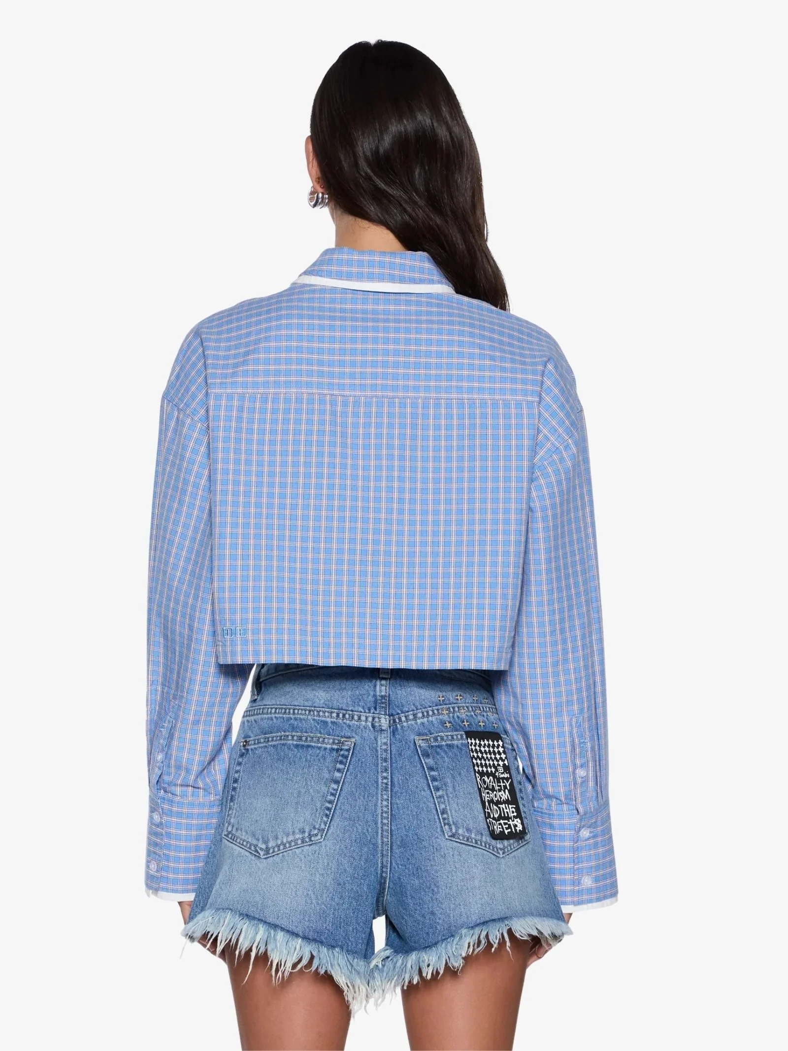 Balter Long Sleeve Shirt Blu Check