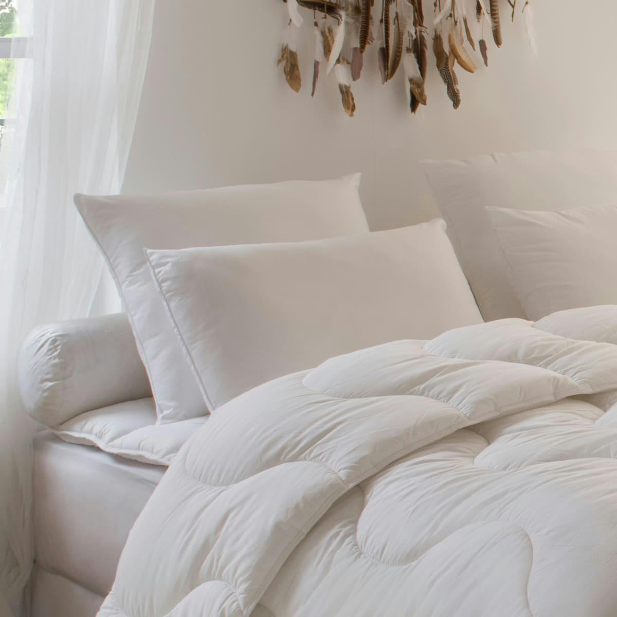 - Oreiller Alaska 40% Duvet - FERME 60x60 cm - Drouault