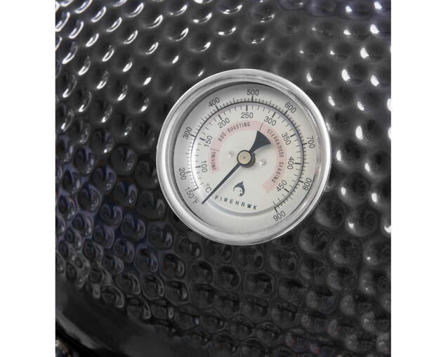 Firehawk Stringybark Kamado Ceramic Charcoal BBQ 56cm (22") - Grey