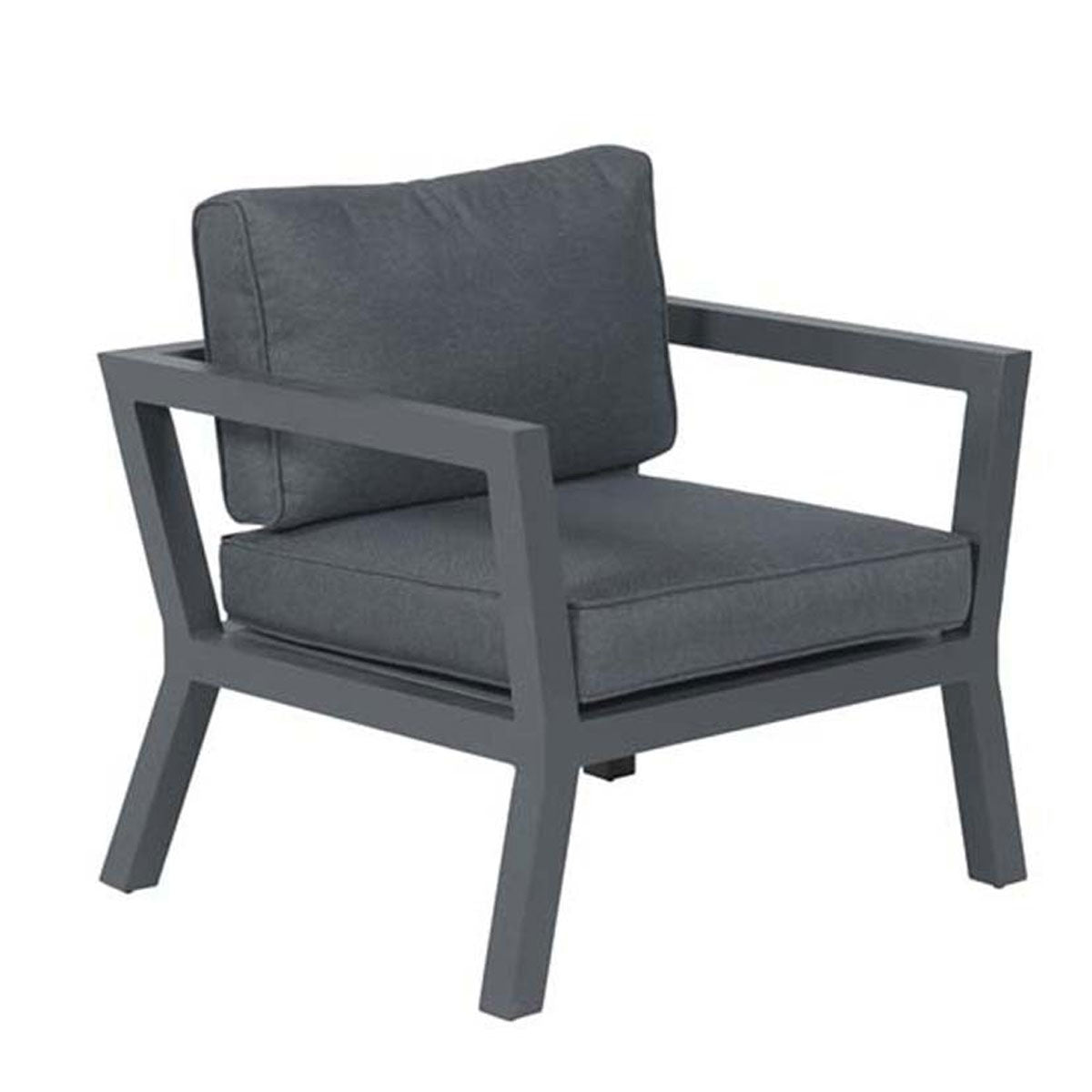 Garden Impressions loungestoel San Luis donker grijs