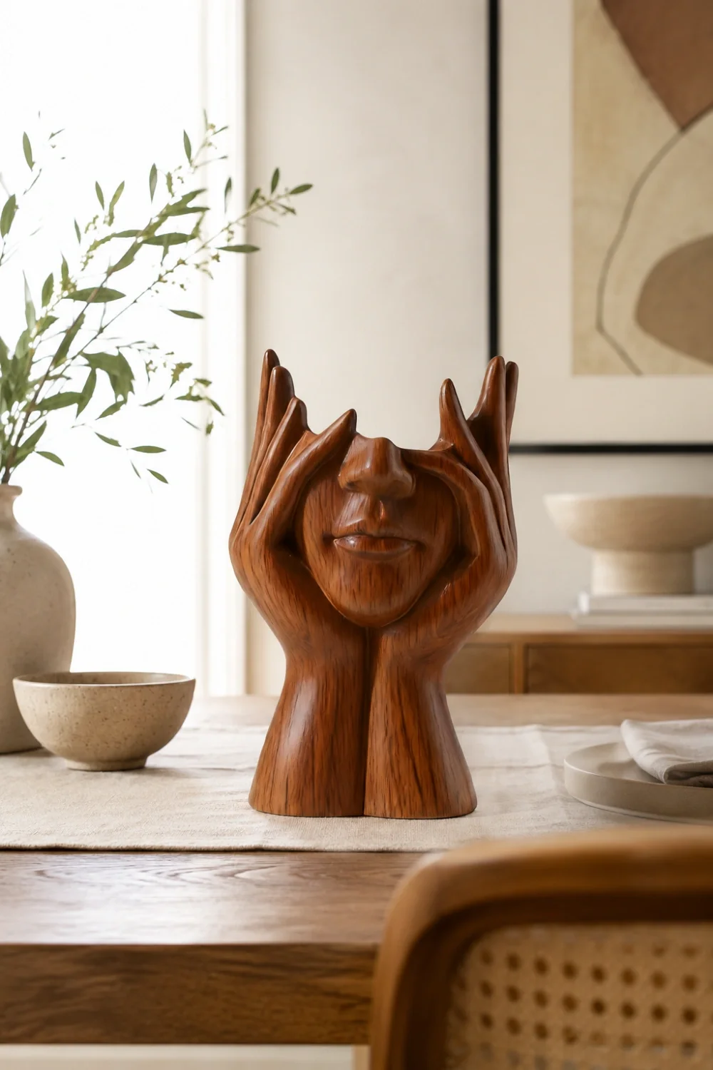 Vase Wood Sculpture #WG122