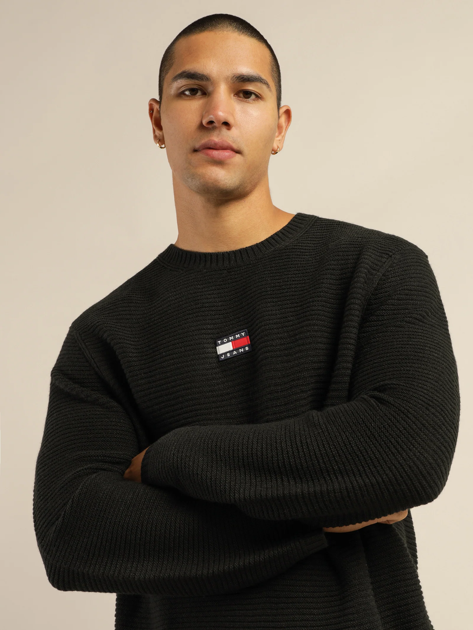 Solid Badge Sweater