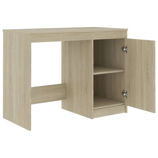 NNEVL Desk Sonoma Oak 100x50x76 cm Chipboard