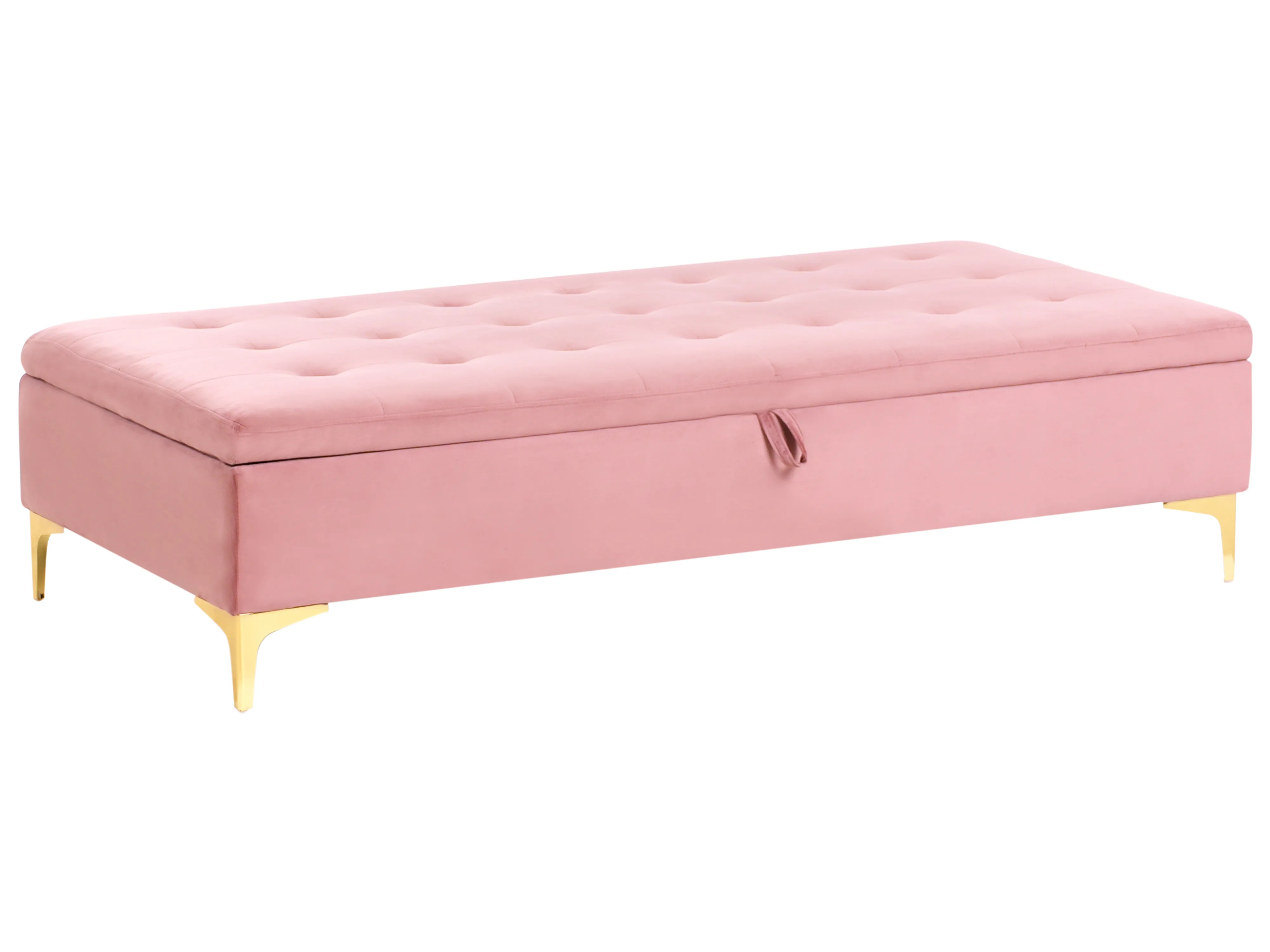 Ottoman ABERDEEN Velvet Pink