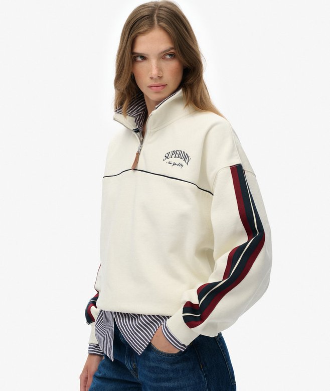 Country Club Tape Henley Jumper