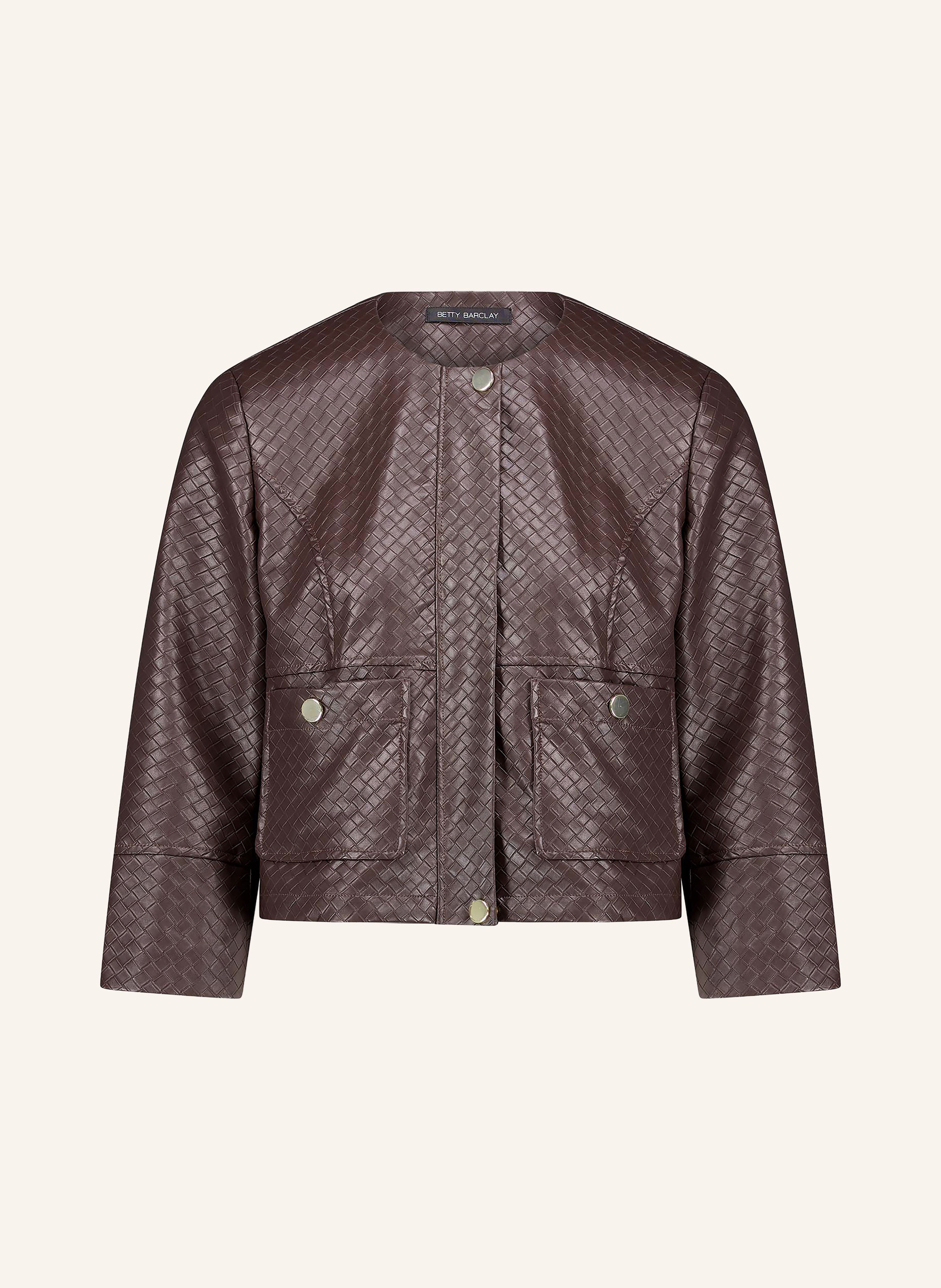 Betty Barclay Jacke in Lederoptik