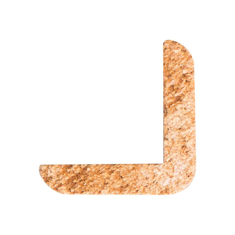Cornière d'angle en meranti 270 x 2 x 2 cm
