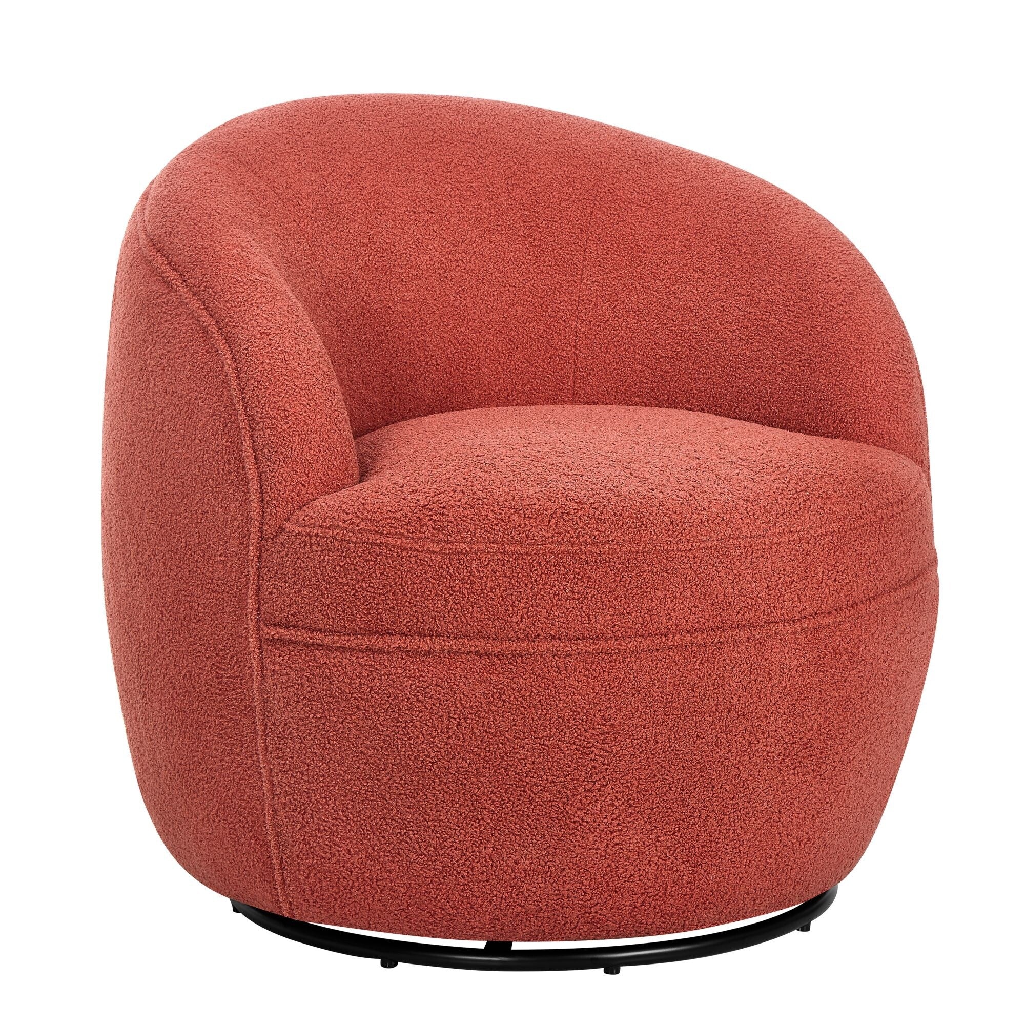 Soft and skin-friendly cozy swivel chair