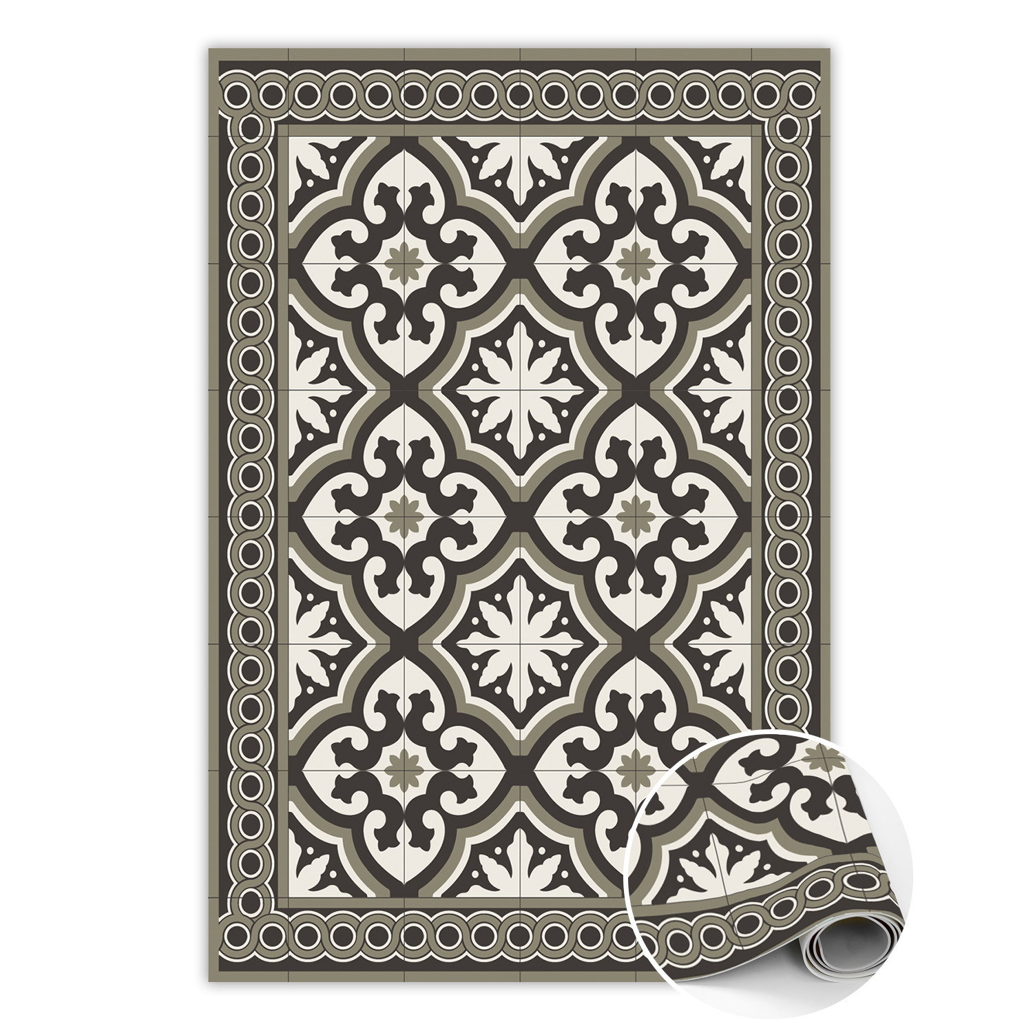 Modny dywan winylowy Styl skandynawski 60 x 90 cm