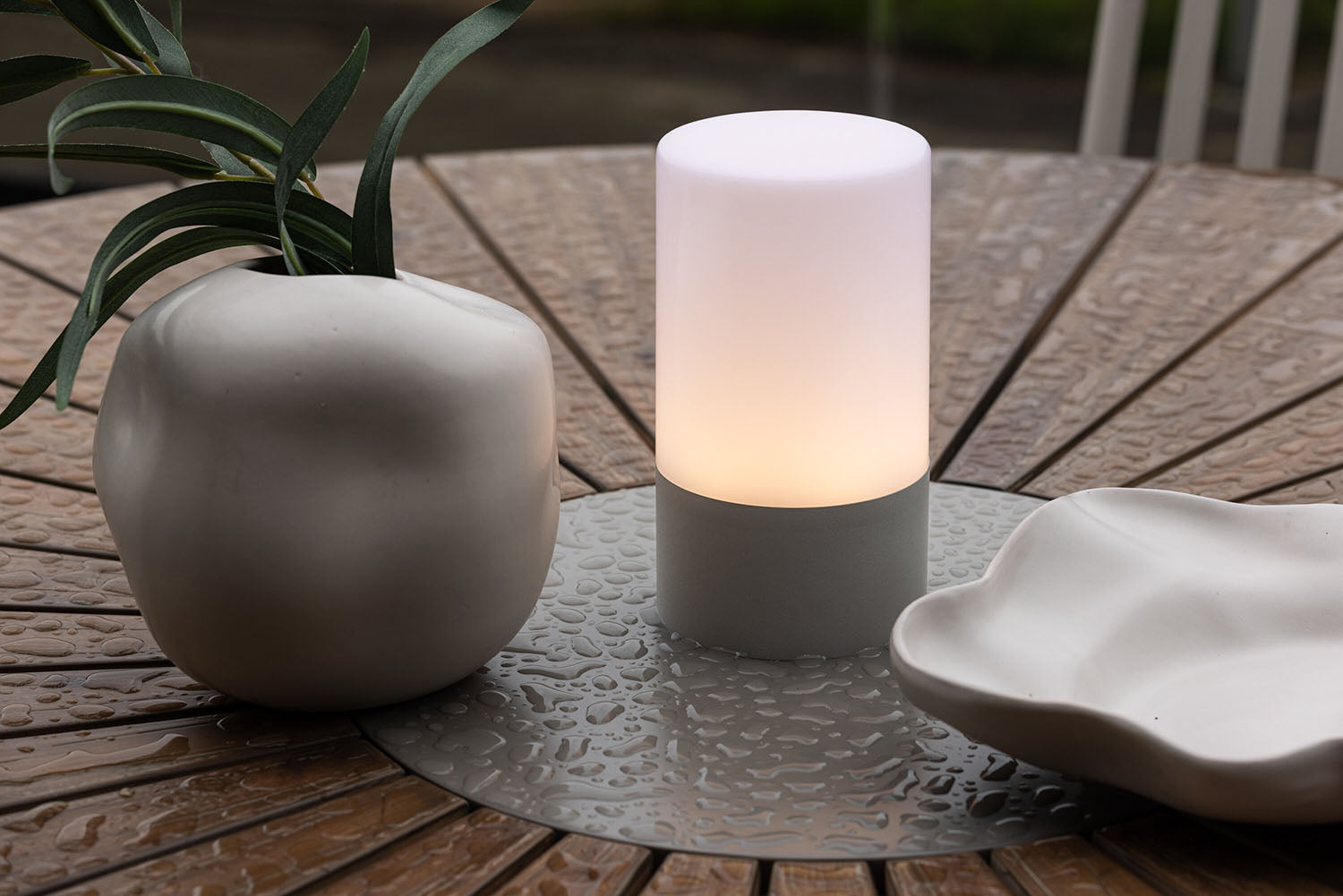 Rebellenclub Tican Buitenlamp - ø10cm - Grijs