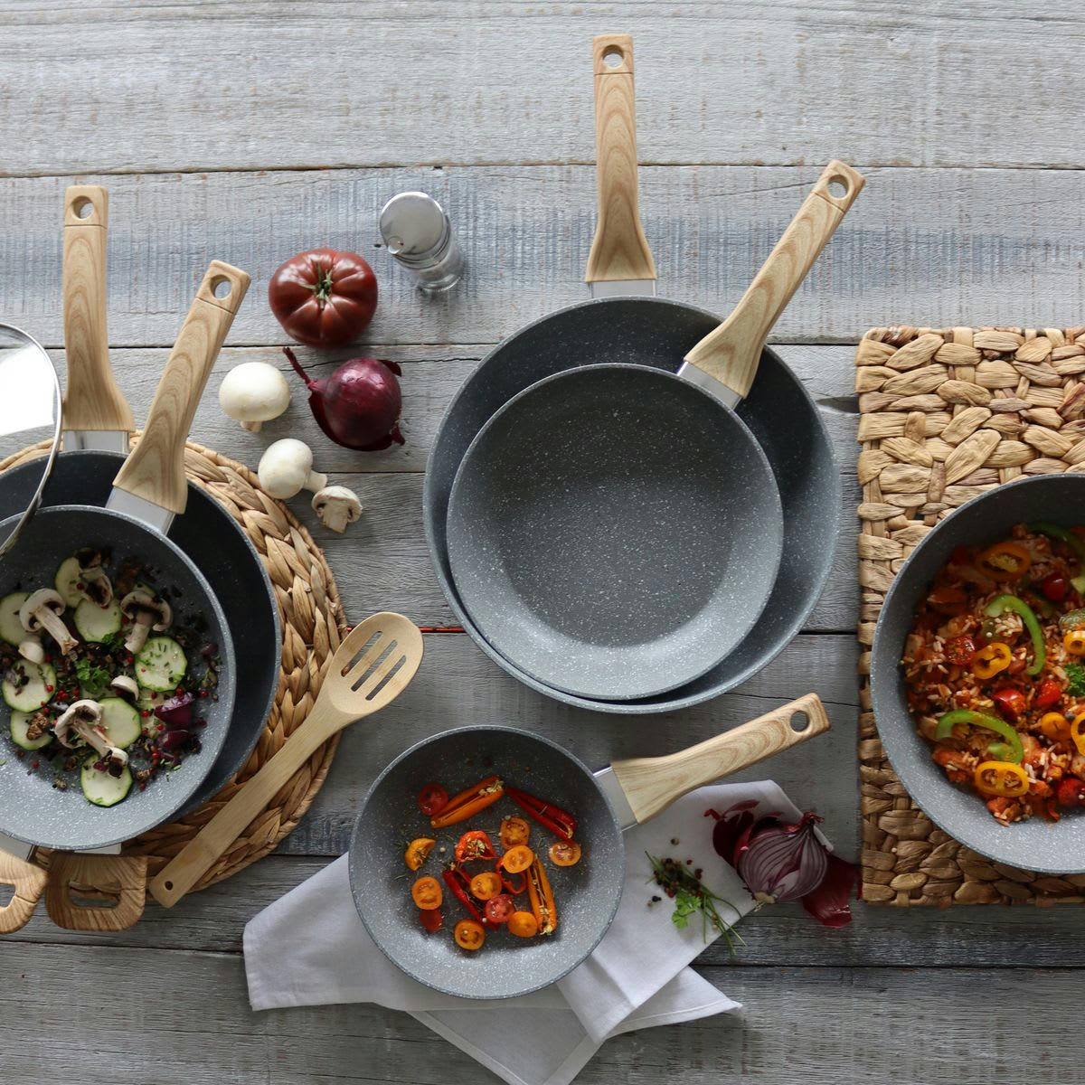 CANNELLE - Poêle en aluminium Ø28cm - compatible induction