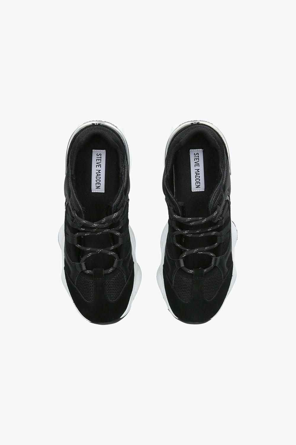 STEVE MADDEN Skybox Black' Suede Trainers