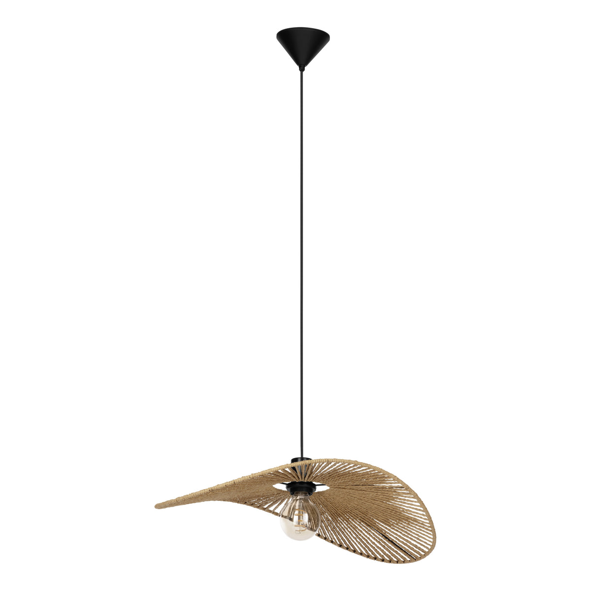EGLO hanglamp Siruela - e27 - ø 56 cm - papier - natuur