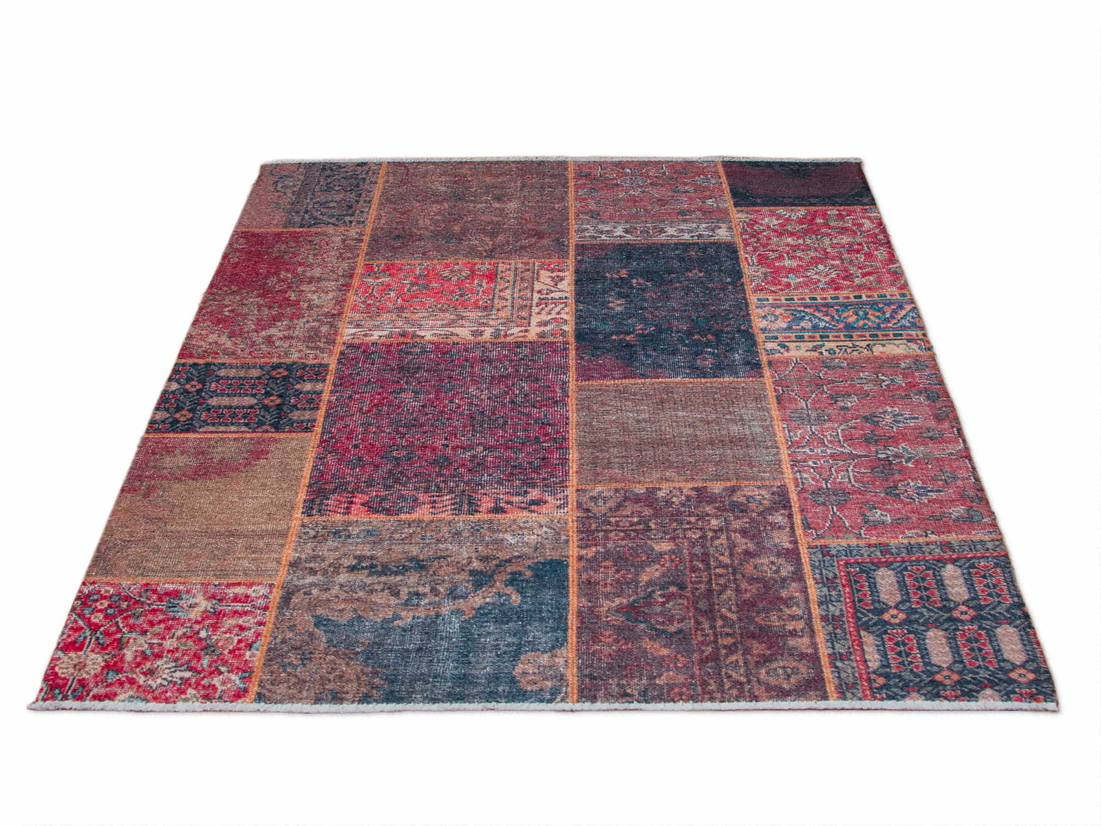 Dywan bawełniany Pescara patchwork wielokolorowy 80x 150