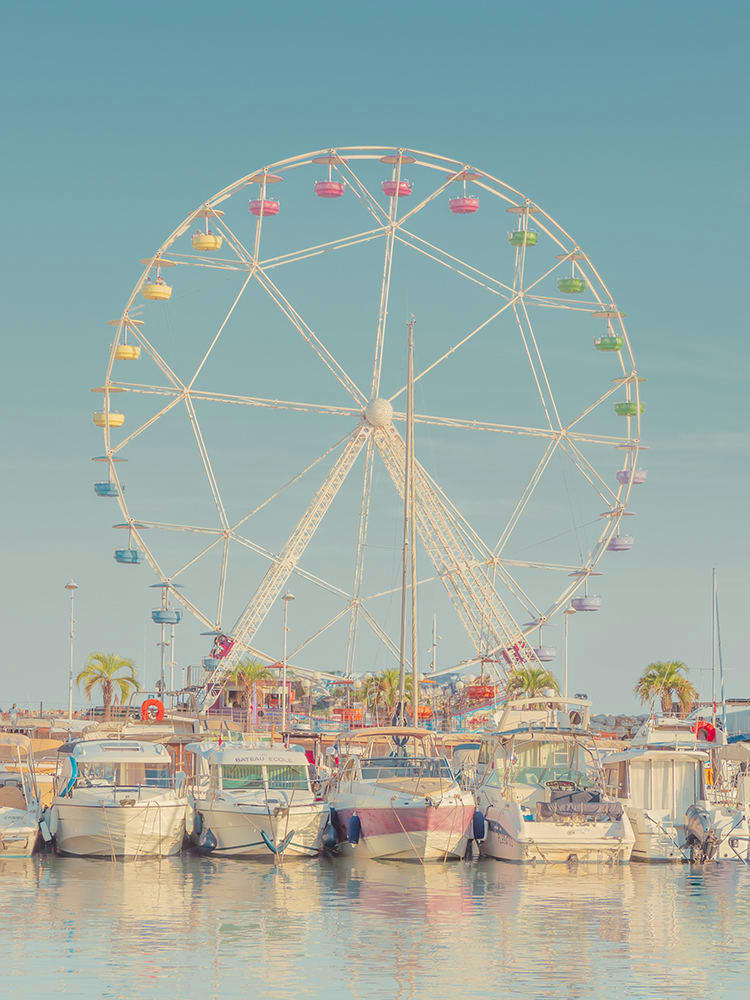 ROUE ESTIVALE - Photographie d'art de Laura Sanchez 60x80 cm sur plexi