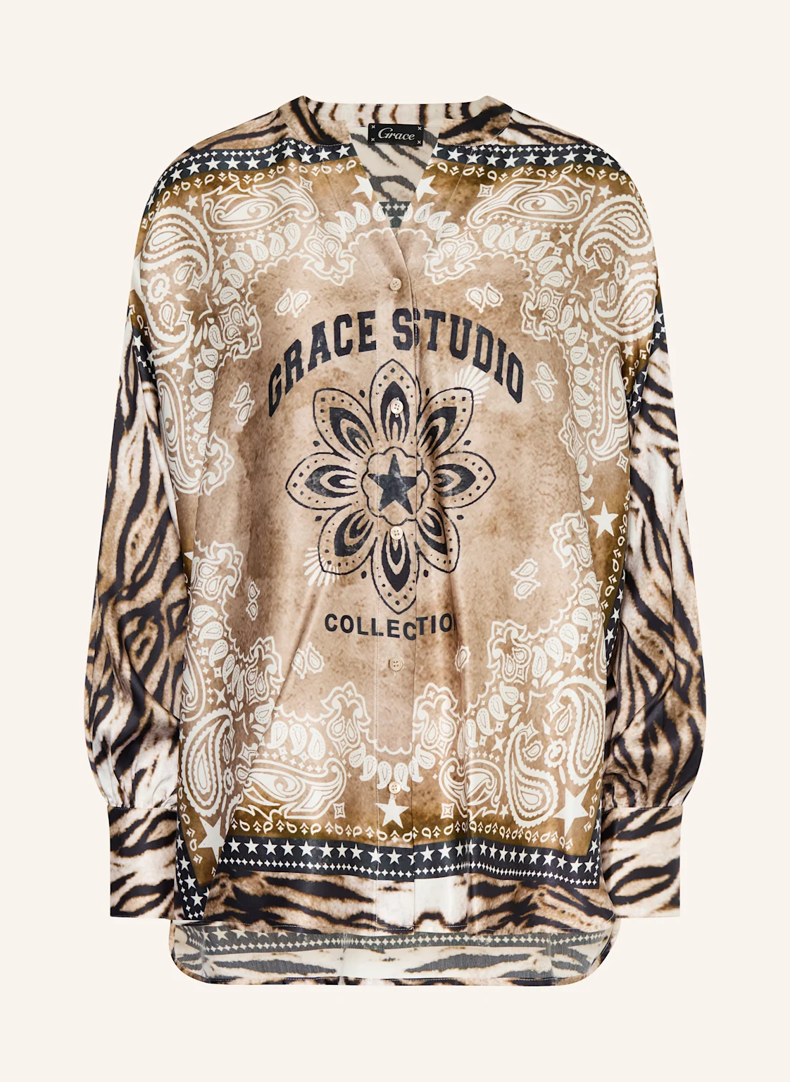 Grace Satinbluse
