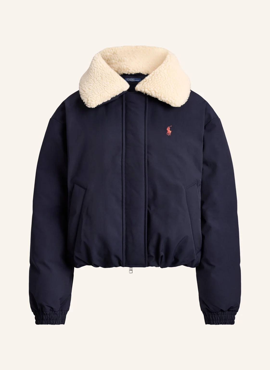 POLO RALPH LAUREN Daunenblouson mit abnehmbarem Kunstfell