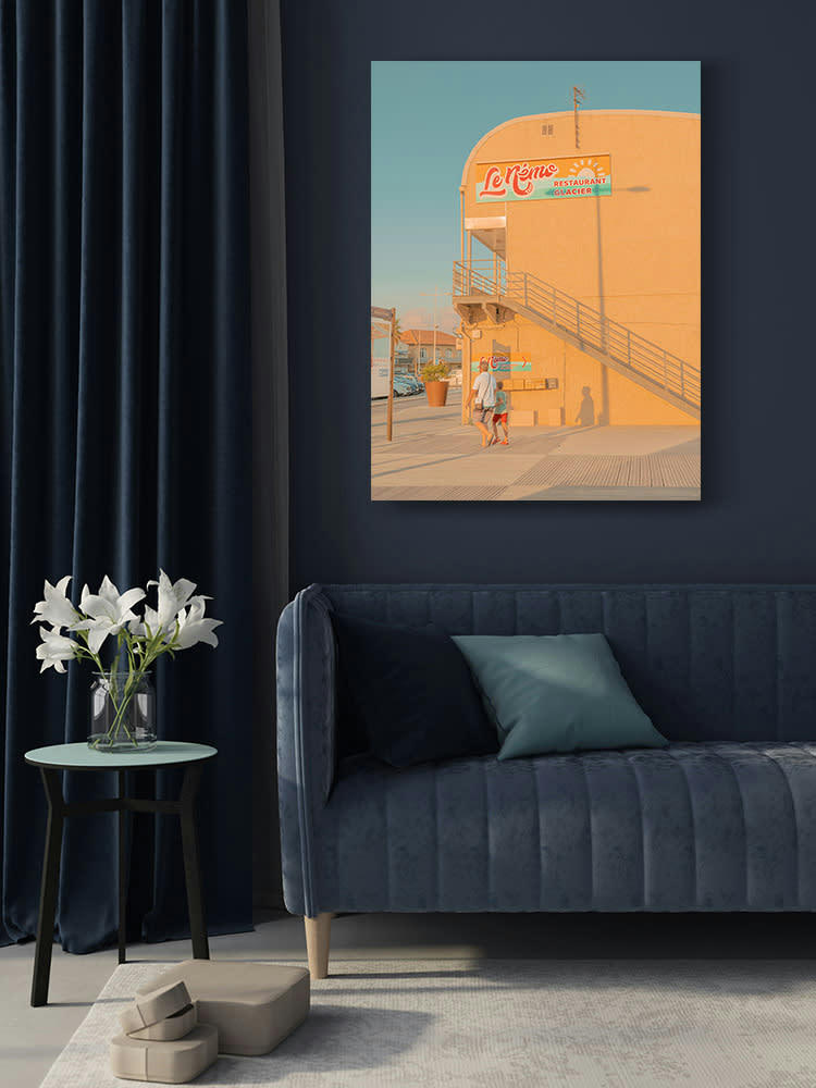 MARCHE ESTIVALE - Photographie d'art de Laura Sanchez 45x60 cm sur alu