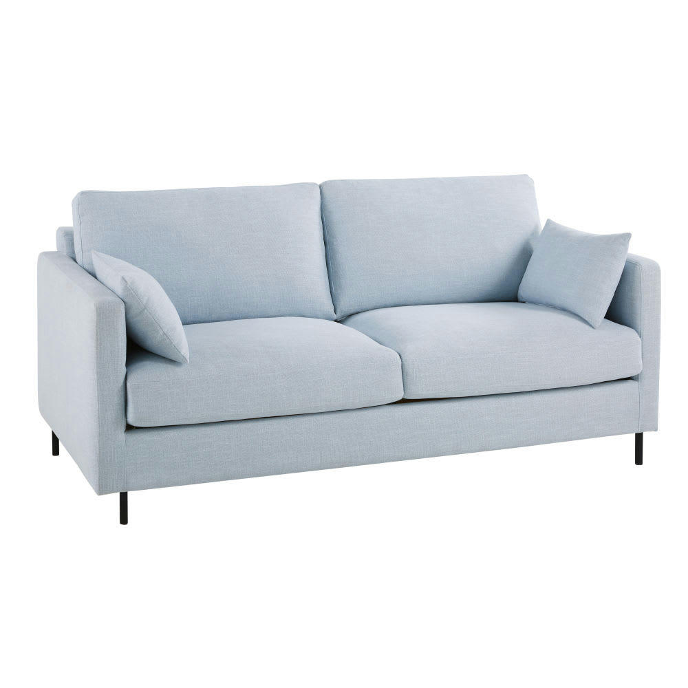 Julian - Canapé 2/3 places bleu glacier