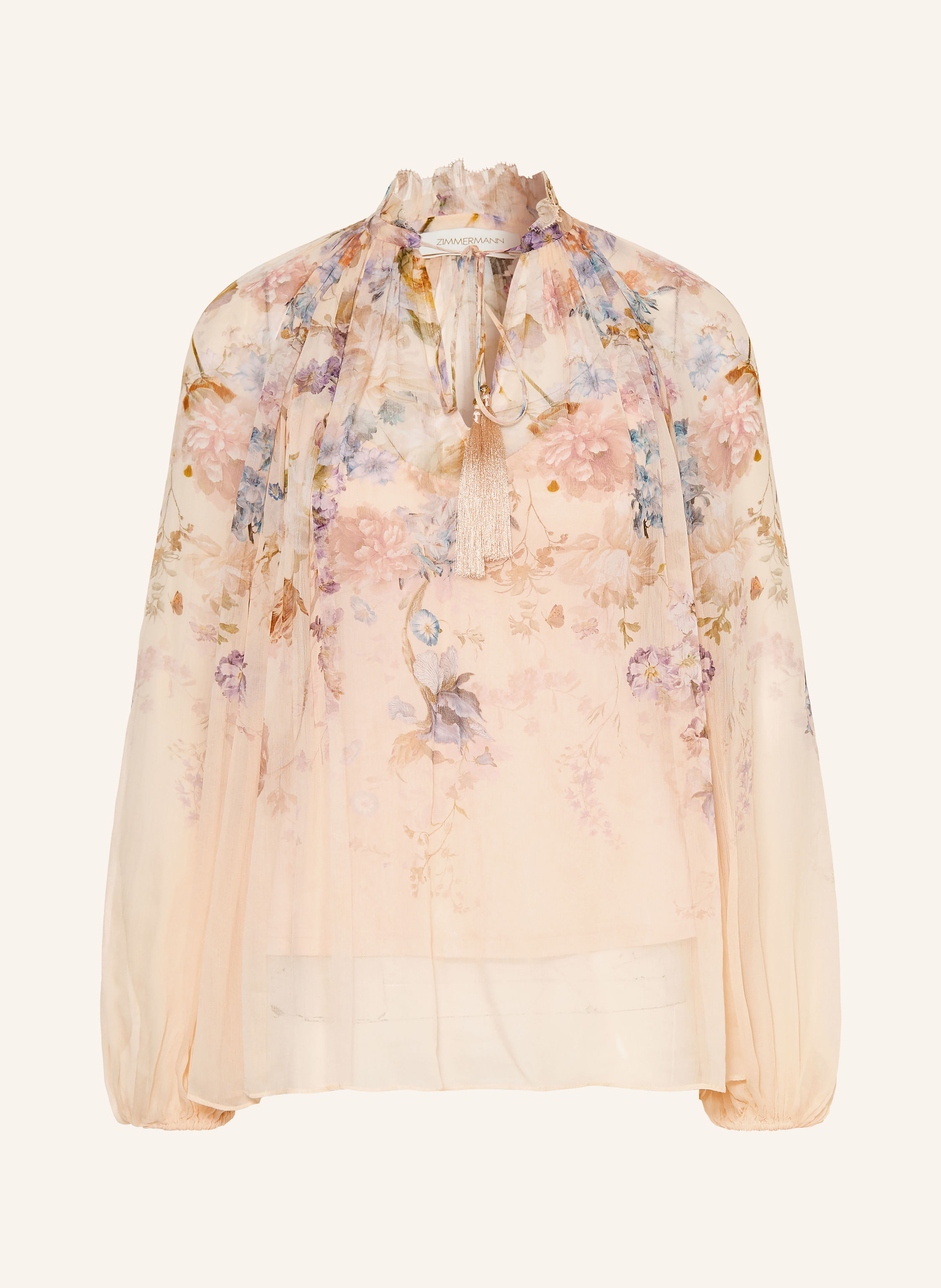 ZIMMERMANN Blusenshirt VALIANT mit Rüschen