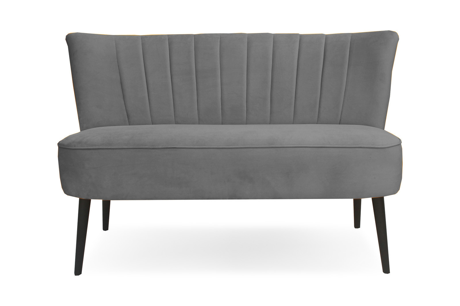 Sofa sally szara tkanina vogue 14 w stylu glamour