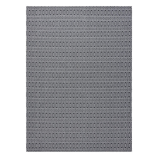 Dywan CASA Ekologiczny, EKO SIZAL Boho Oczka 22075 czarny / 114x170 cm
