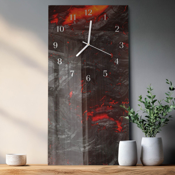 Zegar płynący 30x60 Lawa dekoracyjny do salonu