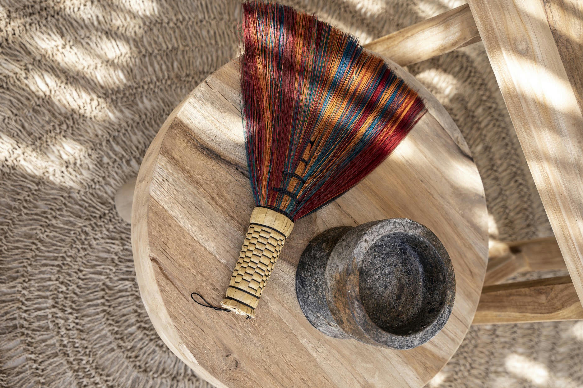 GYPSY - Bougeoir en terre cuite gris antique 12x12