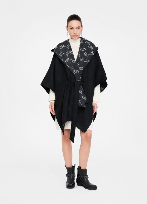 Poncho con cappuccio