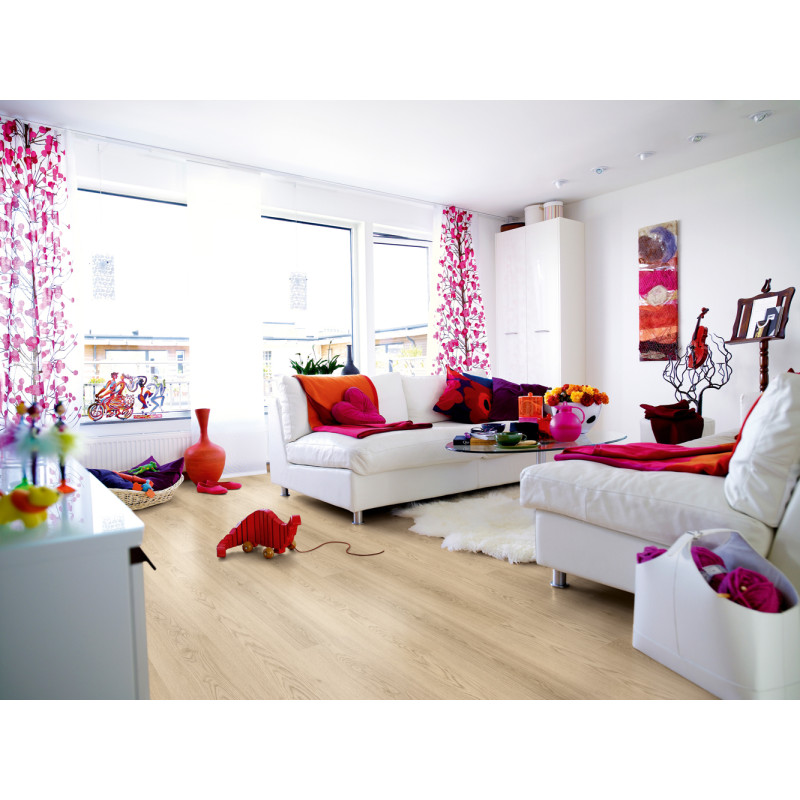 Sol stratifié Domestic Elegance chêne rivière 1,82 m² PERGO