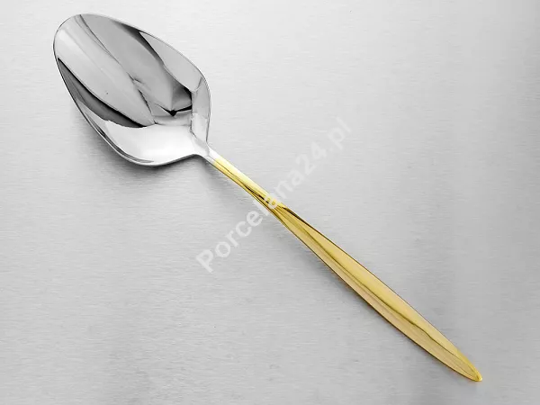 Komplet sztućców 65 cz. na 12 osób Hisar - Mercury Gold (4.0/3.0mm) złocone