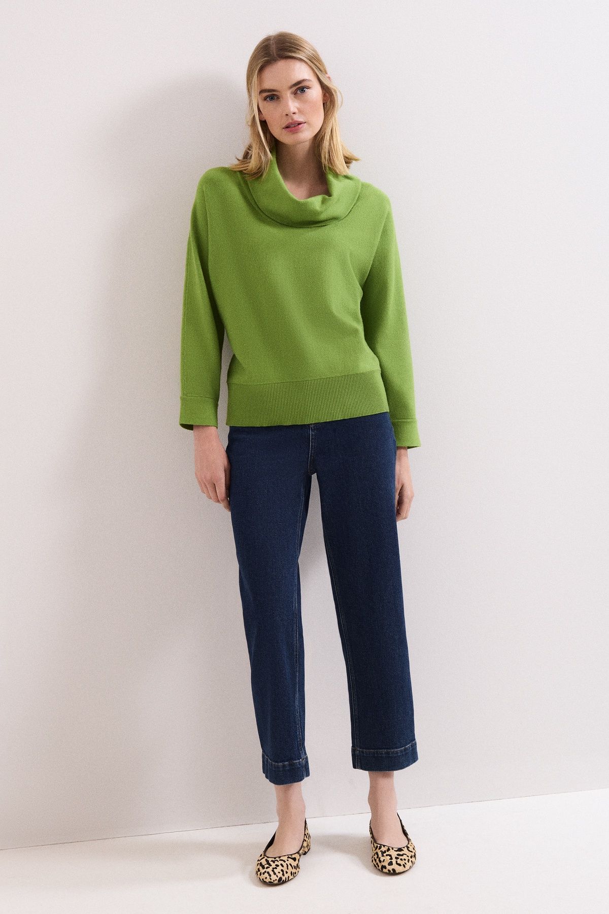 Phase Eight Ribbed Detailing Rosalie Cowl Jumper