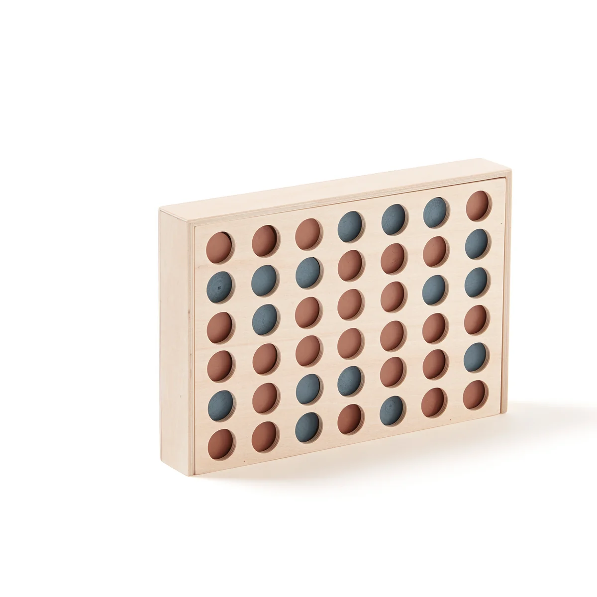 Kids Concept - Vier gewinnt, natur / blau / braun