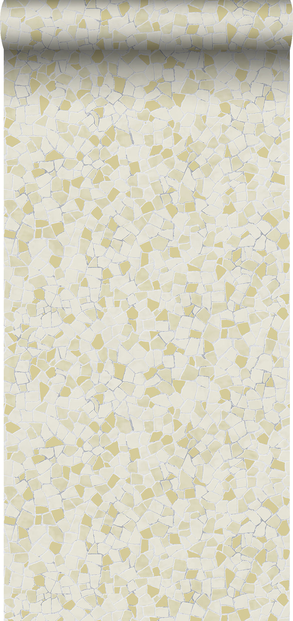 Sanders & Sanders behang mozaiek tegels geel - 53 cm x 10 m - 640014