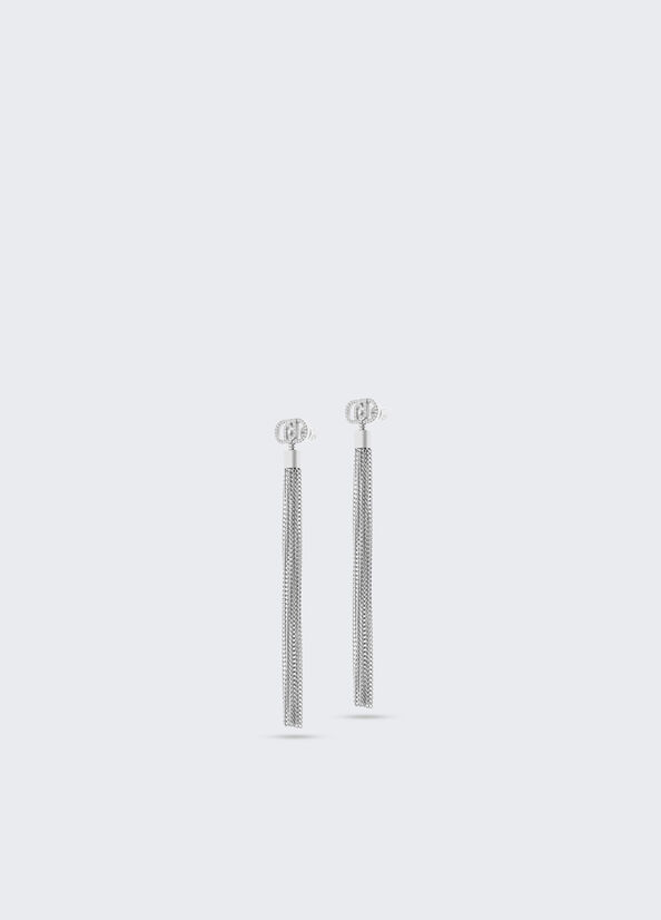 Orecchini con nappine metalliche